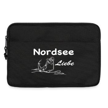 Nordsee Liebe - Laptoptasche 13" - Schwarz - Vorne