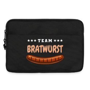 Team Bratwurst - Grill Fan - Grillen Wurst - Laptoptasche 13" - Schwarz - Vorne