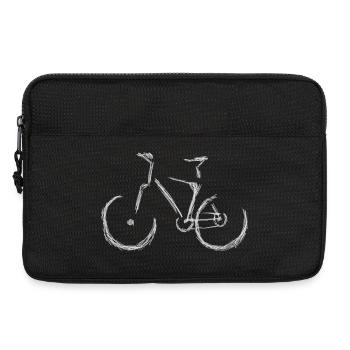 I love my bike - Laptop bag 13" - black - Front