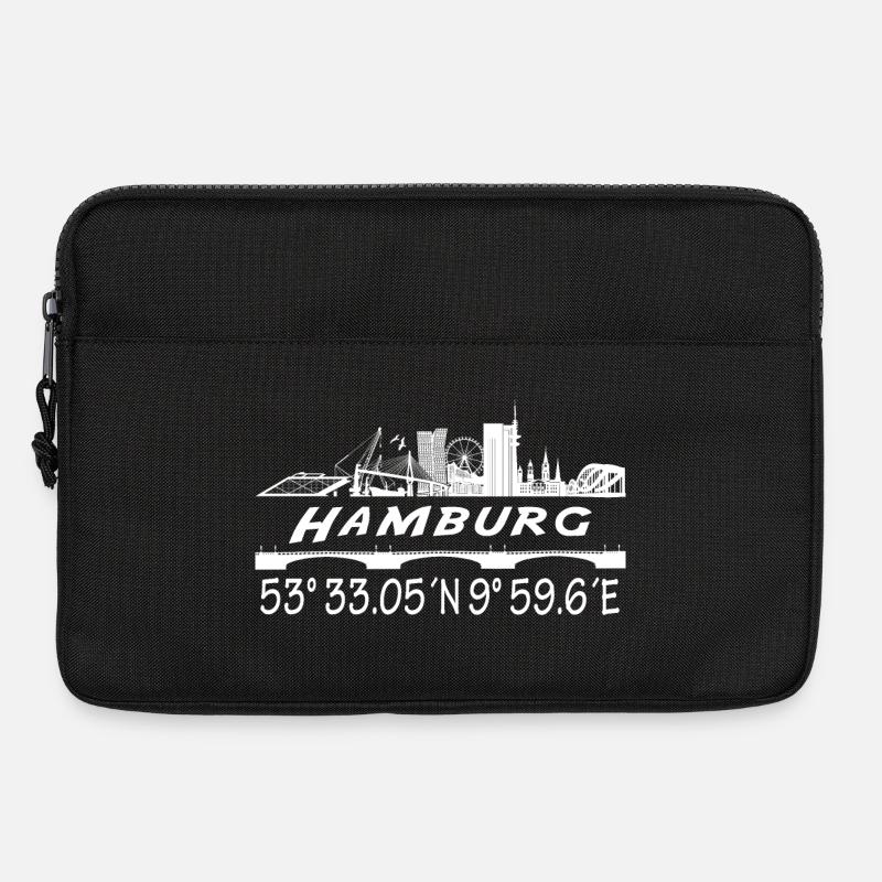 Hamburg - Laptoptasche 13" - Schwarz