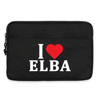 T-Shirt Ich liebe Elba T-Shirt Geschenkidee - Laptoptasche 13" - Schwarz - Vorne