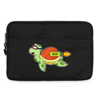 Schildkröte Rakete - Laptoptasche 13" - Schwarz - Vorne
