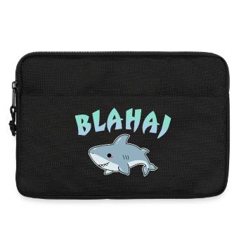 blåhaj - Blahaj Love T-Shirt - - Laptoptasche 13" - Schwarz - Vorne