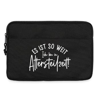 Es ist so weit Ich bin in Altersteilzeit - Laptoptasche 13" - Schwarz - Vorne