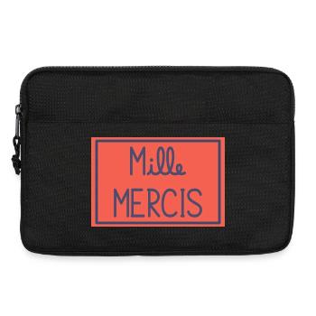 MAÎTRESSE. MERCI. MERCI MAÎTRESSE - Sacoche pour ordinateur portable 13 pouces - noir - Devant