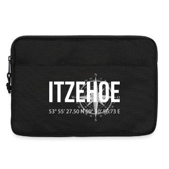 Koordinaten Itzehoe - Laptoptasche 13" - Schwarz - Vorne