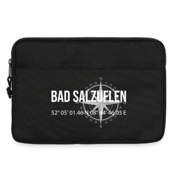 Koordinaten Bad Salzuflen - Laptoptasche 13" - Schwarz - Vorne