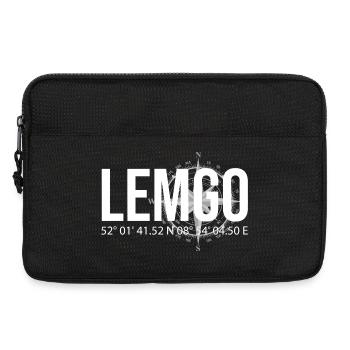 Koordinaten Lemgo - Laptoptasche 13" - Schwarz - Vorne