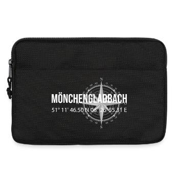 Koordinaten Mönchengladbach - Laptoptasche 13" - Schwarz - Vorne