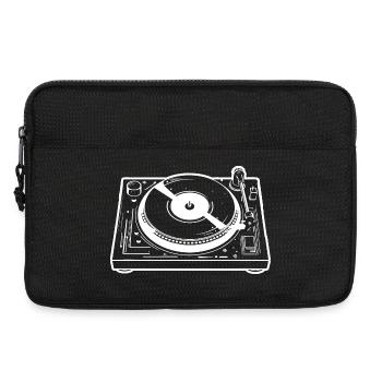 DJ Turntable - Laptop bag 13" - black - Front