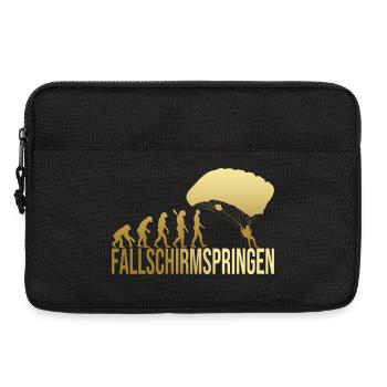 Evolution Fallschirmspringen - Laptoptasche 13" - Schwarz - Vorne