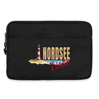 Nordsee Liebe - Laptoptasche 13" - Schwarz - Vorne
