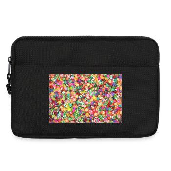 Ambiance colorée - Sacoche pour ordinateur portable 13 pouces - noir - Devant