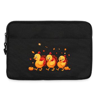 Bébé dinde de Thanksgiving - Sacoche pour ordinateur portable 13 pouces - noir - Devant