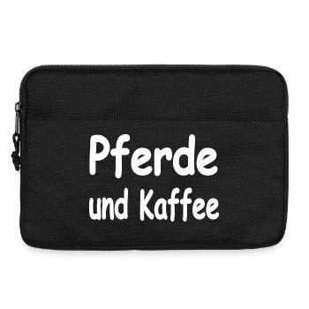 Pferde - Laptoptasche 13" - Schwarz - Vorne