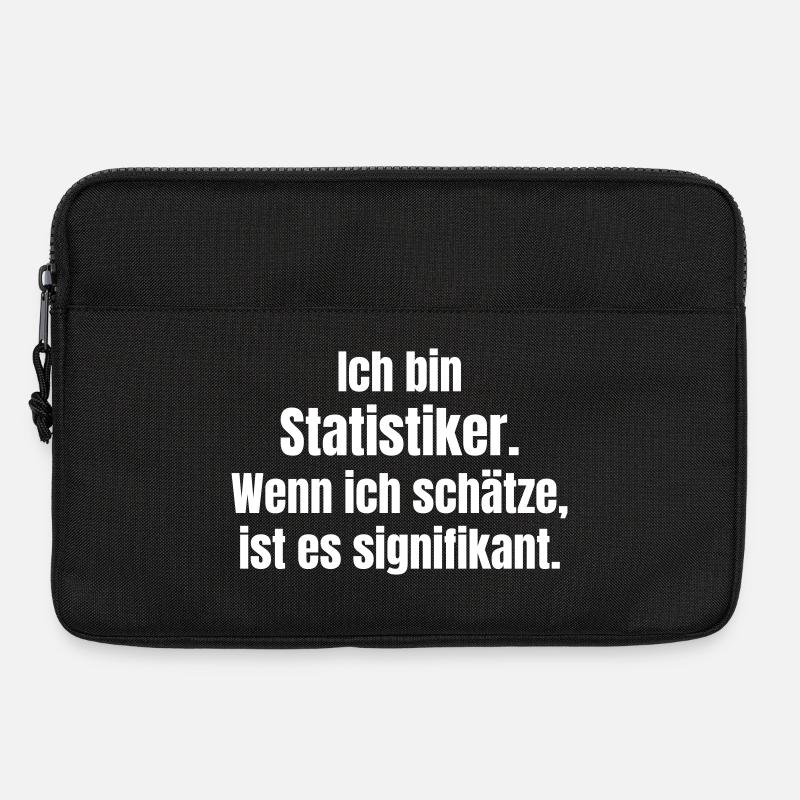 Ich bin Statistiker Zitat - Laptoptasche 13" - Schwarz