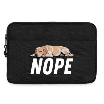 Chien labrador doré jaune Non - Sacoche pour ordinateur portable 13 pouces - noir - Devant