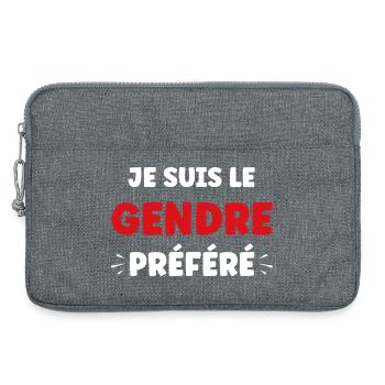 son-in-law - Laptop bag 13" - heather grey - Front
