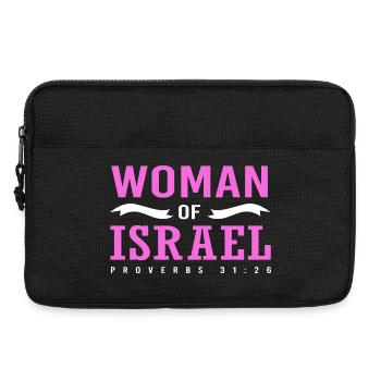Jude Jüdisch Judentum Yeshua - Laptoptasche 13" - Schwarz - Vorne