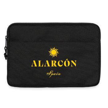 Logo de l’Alarcón Espagne - Sacoche pour ordinateur portable 13 pouces - noir - Devant