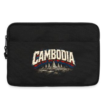 Kambodscha Kambodschaner Cambodge - Sacoche pour ordinateur portable 13 pouces - noir - Devant
