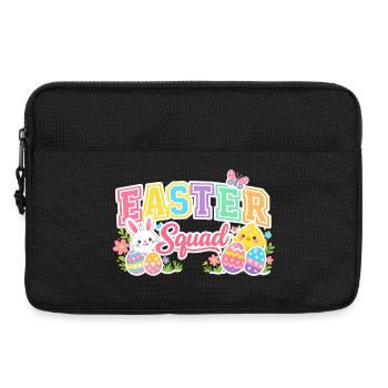 Easter Squad Colorful Eggs Chick - Laptop bag 13" - black - Front