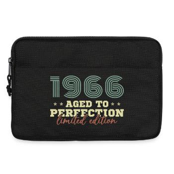 1966 Vintage Retro Geburtstagsgeschenk - Laptoptasche 13" - Schwarz - Vorne