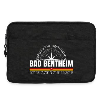 Bad Bentheim - Sacoche pour ordinateur portable 13 pouces - noir - Devant