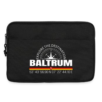 Baltrum - Laptoptasche 13" - Schwarz - Vorne