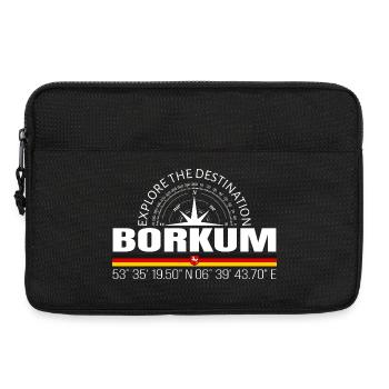 Borkum - Laptop bag 13" - black - Front