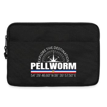 Pellworm - Laptoptasche 13" - Schwarz - Vorne