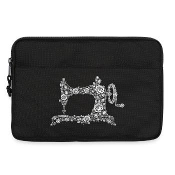 Nähmaschine - Laptoptasche 13" - Schwarz - Vorne