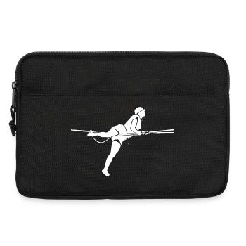 Slackline Balance Sport Lifestyle Silhouette - Sacoche pour ordinateur portable 13 pouces - noir - Devant