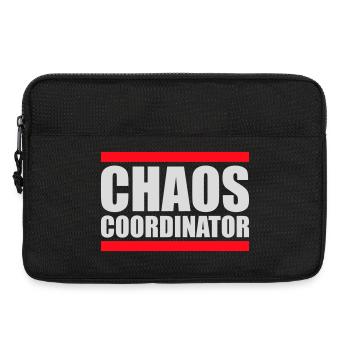 Chaos Coordinator Lustig Titel Eltern Lehrer Logo - Laptoptasche 13" - Schwarz - Vorne