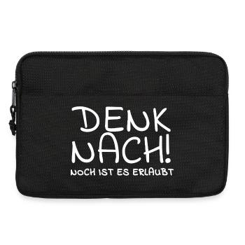 DenkNach - Laptoptasche 13" - Schwarz - Vorne