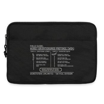 Wurstorientierungsprotokoll Graphic - Laptoptasche 13" - Schwarz - Vorne