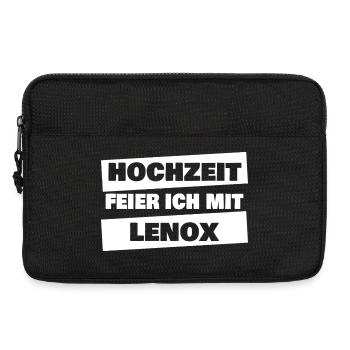 Heiraten Lenox - Laptoptasche 13" - Schwarz - Vorne