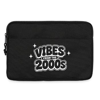 Vibes aus den 2000ern - Laptoptasche 13" - Schwarz - Vorne