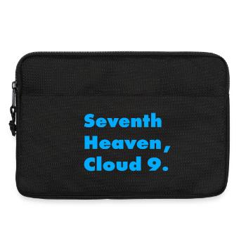 AU SEPTIÈME CIEL, SUR UN NUAGE 9 - Sacoche pour ordinateur portable 13 pouces - noir - Devant