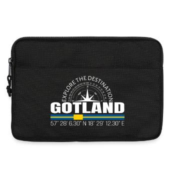 Gotland - Sacoche pour ordinateur portable 13 pouces - noir - Devant