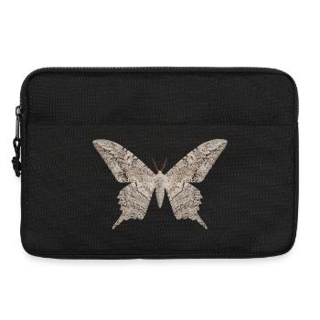 Papillon sorcier blanc Thysania agrippina - Sacoche pour ordinateur portable 13 pouces - noir - Devant