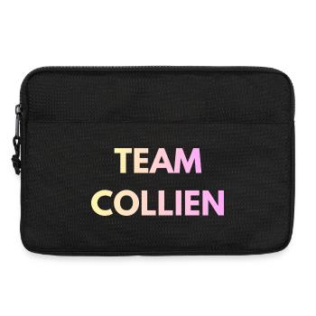 Team Collien Gradient Text - Laptoptasche 13" - Schwarz - Vorne