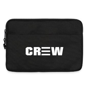 Crew white design - style for your team - Laptop bag 13" - black - Front