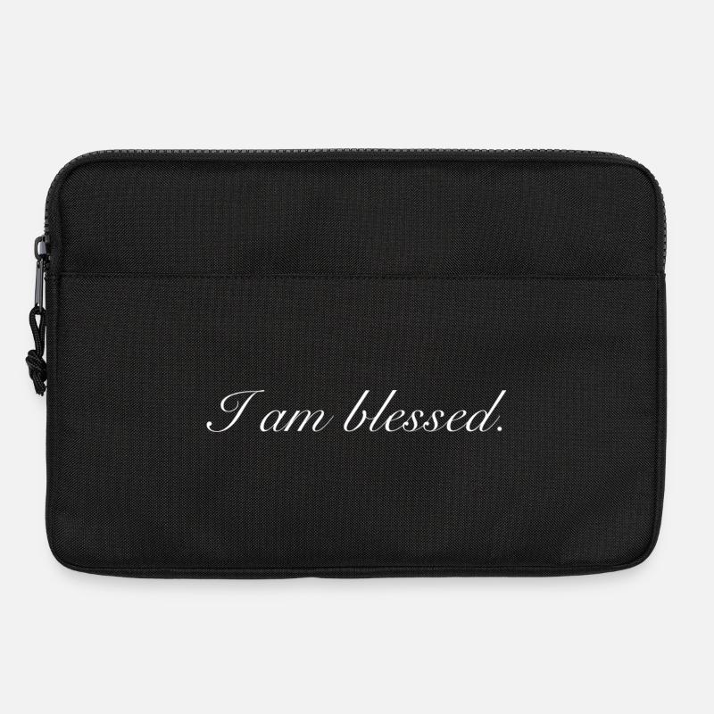 I m blesed - Laptop bag 13" - black