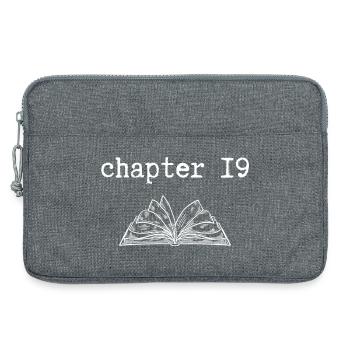 chapter 19 Birthday - Laptop bag 13" - heather grey - Front