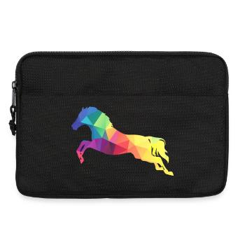 Springendes Pferd - Laptoptasche 13" - Schwarz - Vorne