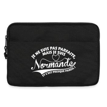 Parfaite Normande - Sacoche pour ordinateur portable 13 pouces - noir - Devant