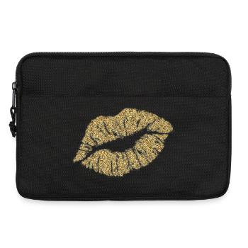 Goldener Kuss - Laptoptasche 13" - Schwarz - Vorne