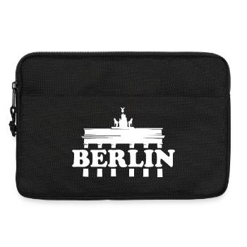 berlin tor brandenburg stadt city Stadt Logo icon - Laptoptasche 13" - Schwarz - Vorne