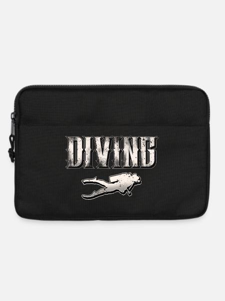 Tauchen Taucher - Laptoptasche 13" - Schwarz